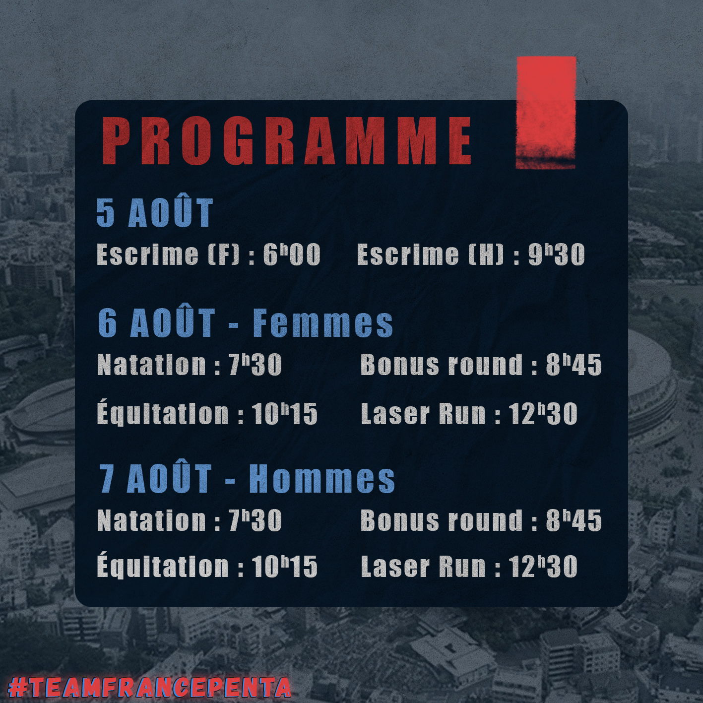 Programme des Jeux Olympiques de Tokyo 2020 ! - Comité Régional d'Ile ...